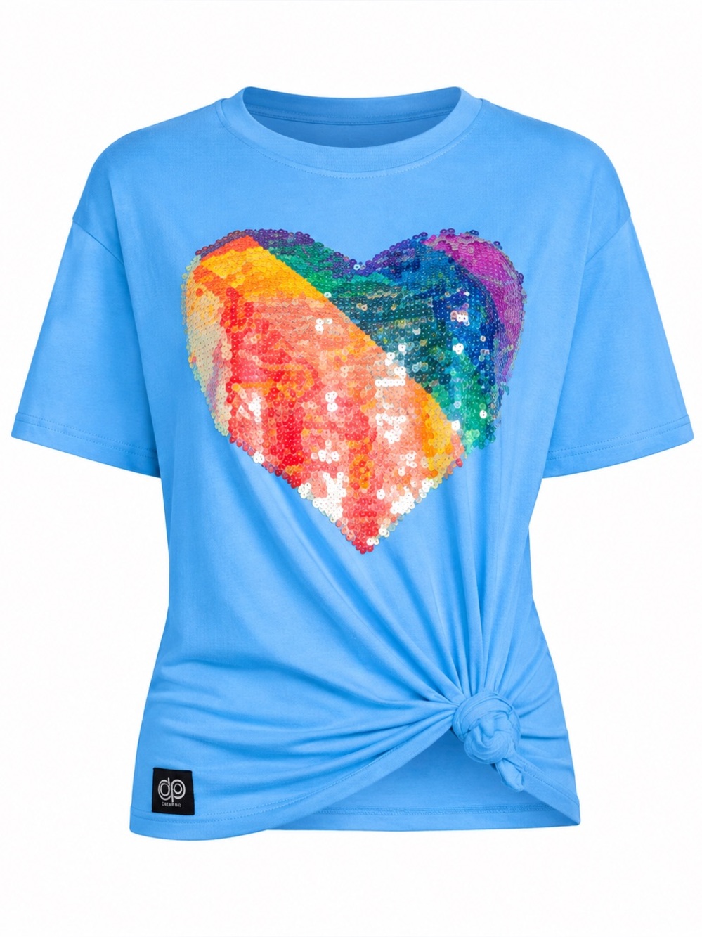 Rainbow Heart Tee Shirt New with Tags